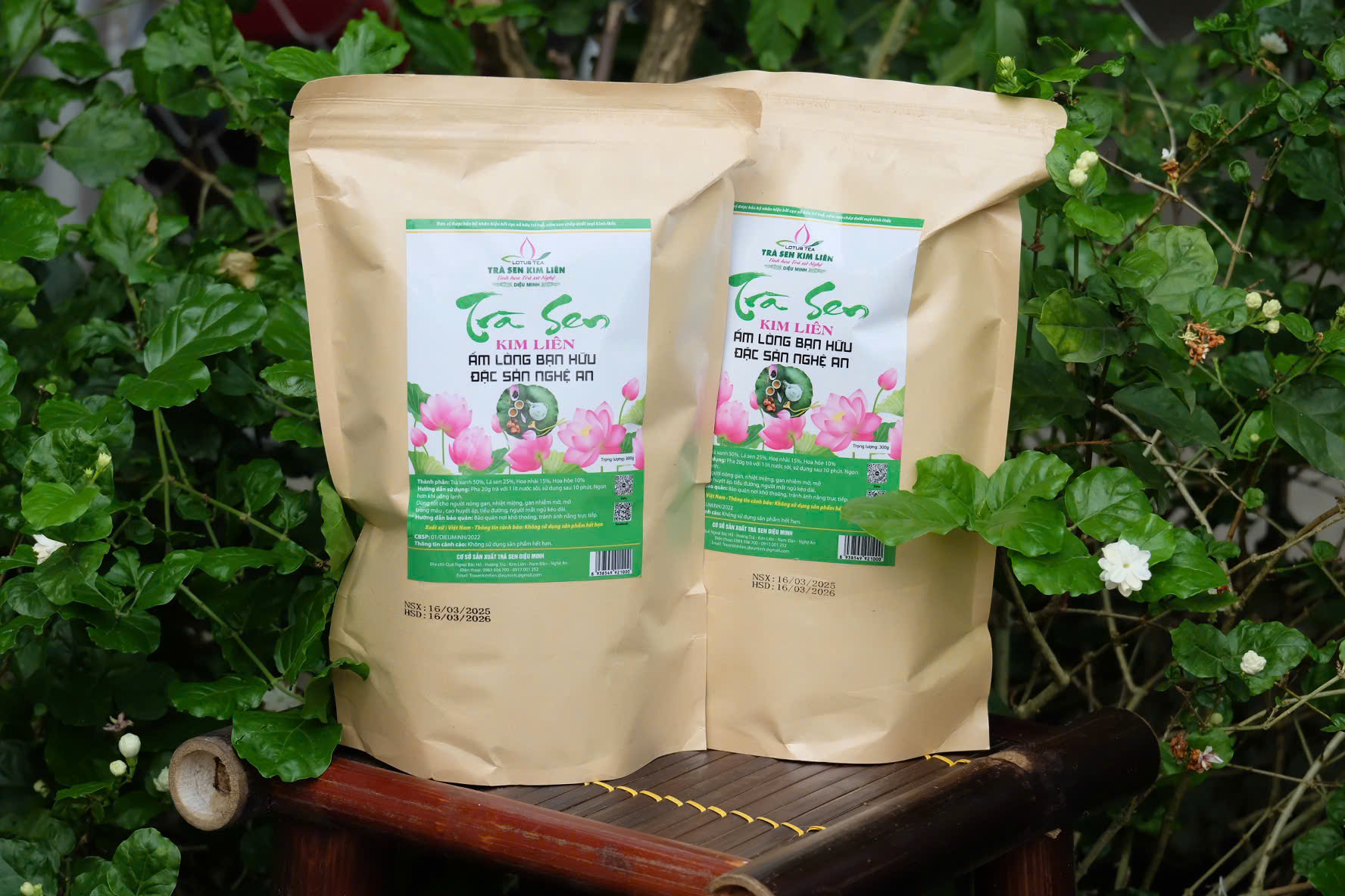 Trà Sen Kim Liên(Nhãn Xanh) 300G